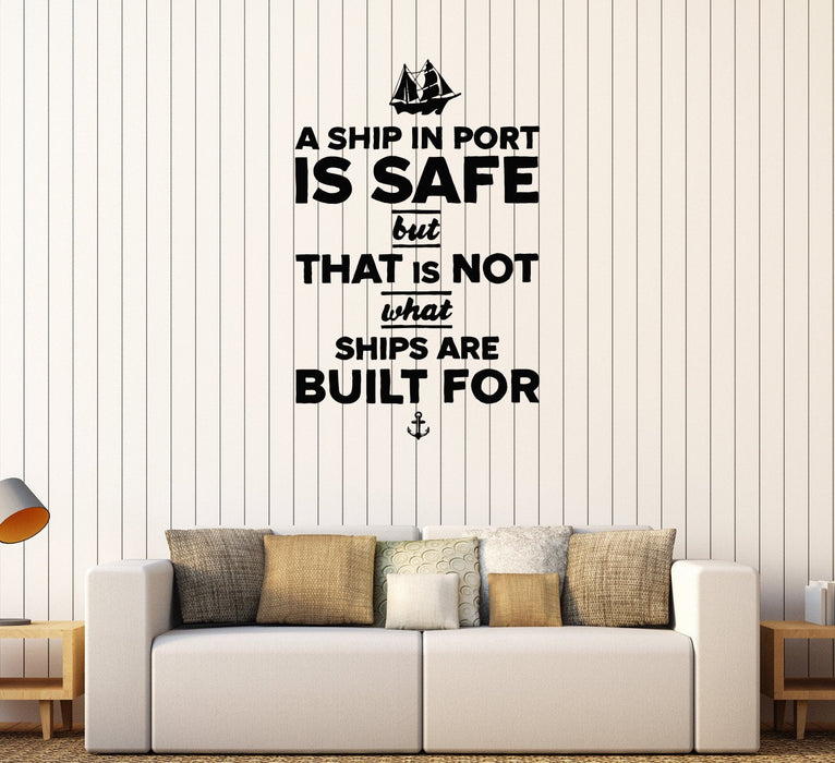 Vinyl Wall Decal Quote Inspiration Motivation Living Room Stickers Mural Unique Gift (133ig)