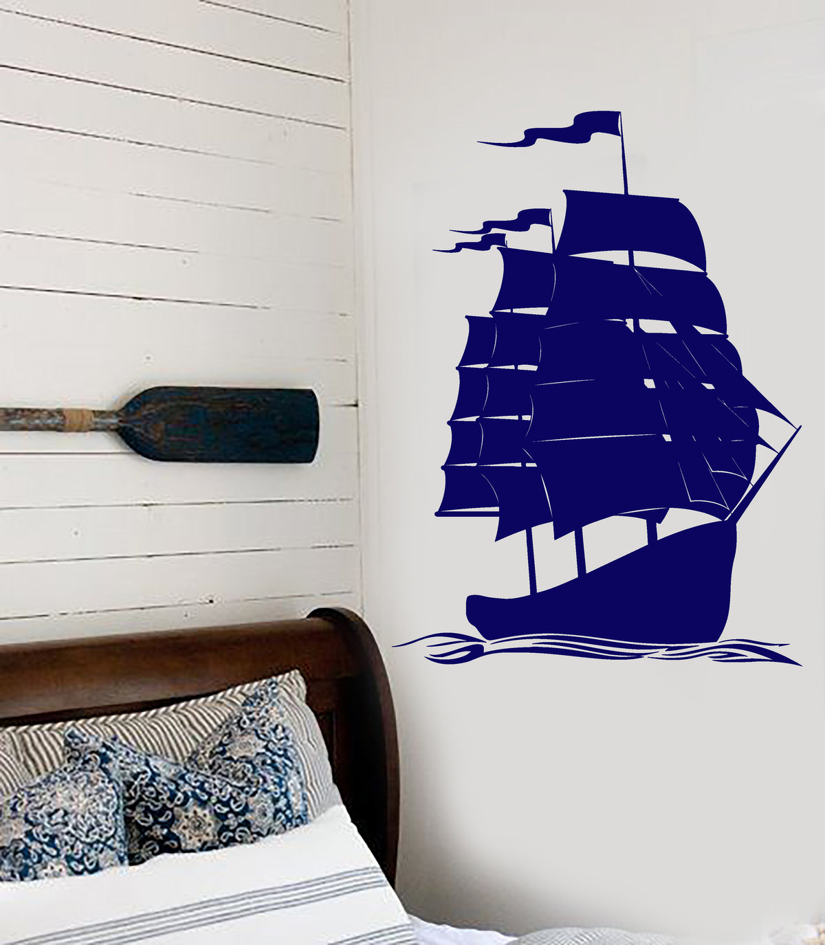 Vinyl Wall Decal Sea Ship Nautical Marine Style For Sailor Stickers (3 ...