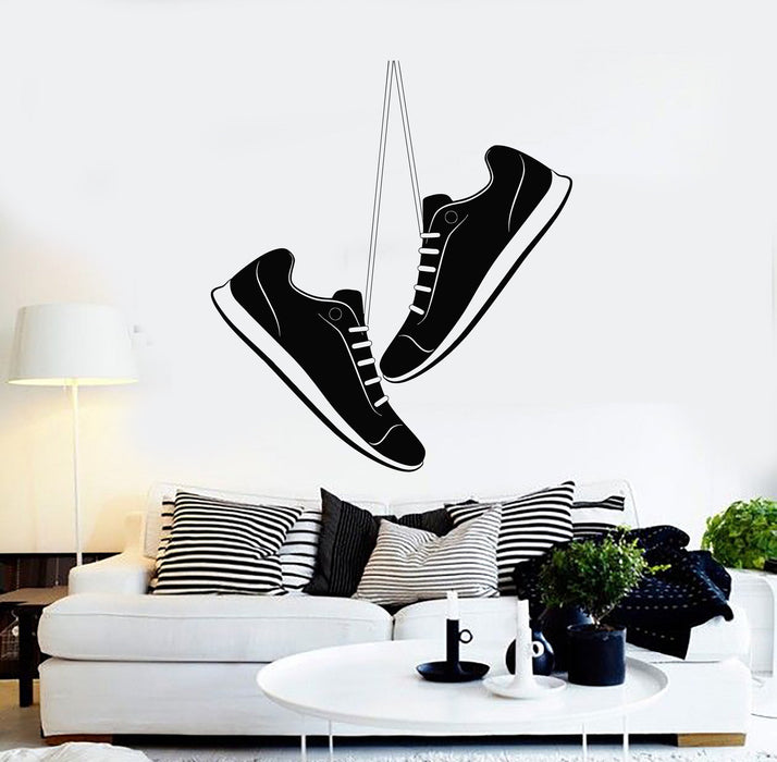 Vinyl Wall Decal Sports Shoes Teen Room Kids Stickers Mural Unique Gift (ig4340)