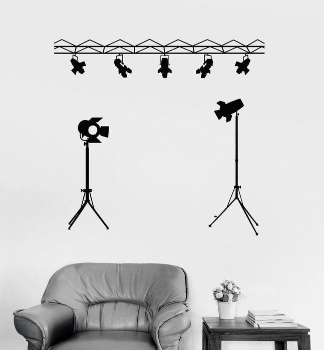 Vinyl Wall Decal Soffits Filming Movies Fashion Design Stickers Unique Gift (ig4258)