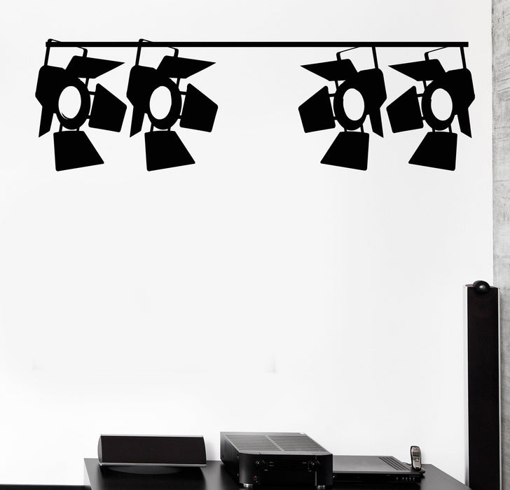 Vinyl Wall Decal Soffits Stage Light Movie Illumination Stickers Unique Gift (1247ig)