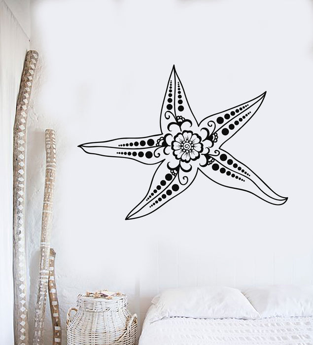 Vinyl Wall Decal Starfish Marine Animal Ocean Style Room Stickers Unique Gift (ig4120)