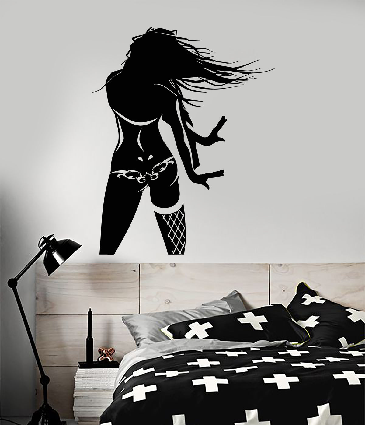 Vinyl Wall Decal Sexy Hot Naked Nude Girls No Clothes Adult Decor Stic —  Wallstickers4you