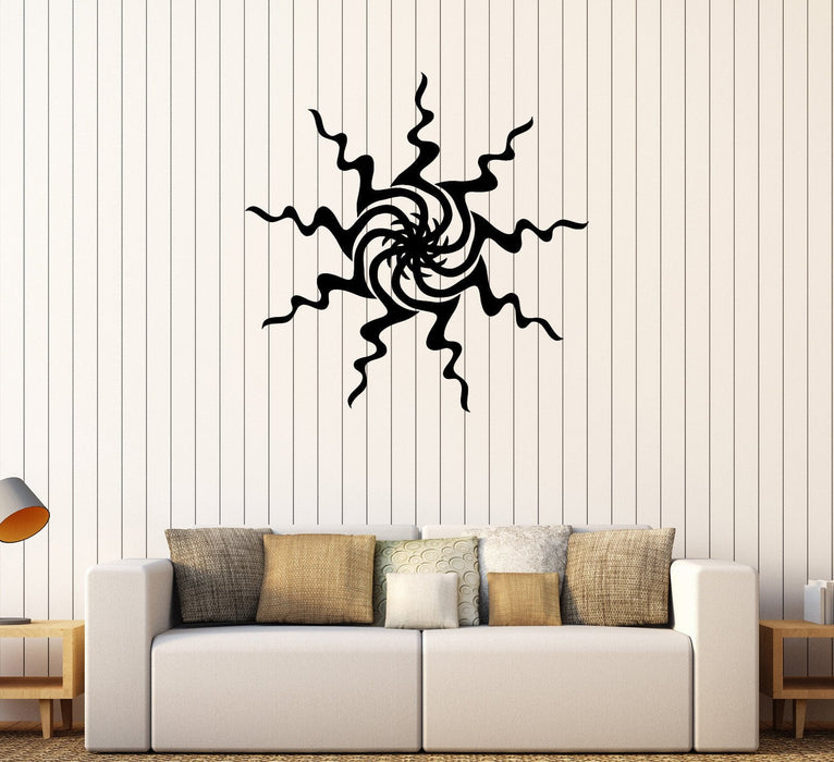 Vinyl Wall Decal Sun Art Room Decoration Home Interior Idea Stickers Unique Gift (325ig)