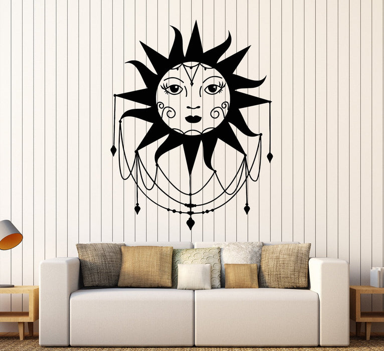 Vinyl Wall Decal Sun Art Home Room Decoration Stickers Mural Unique Gift (ig3737)