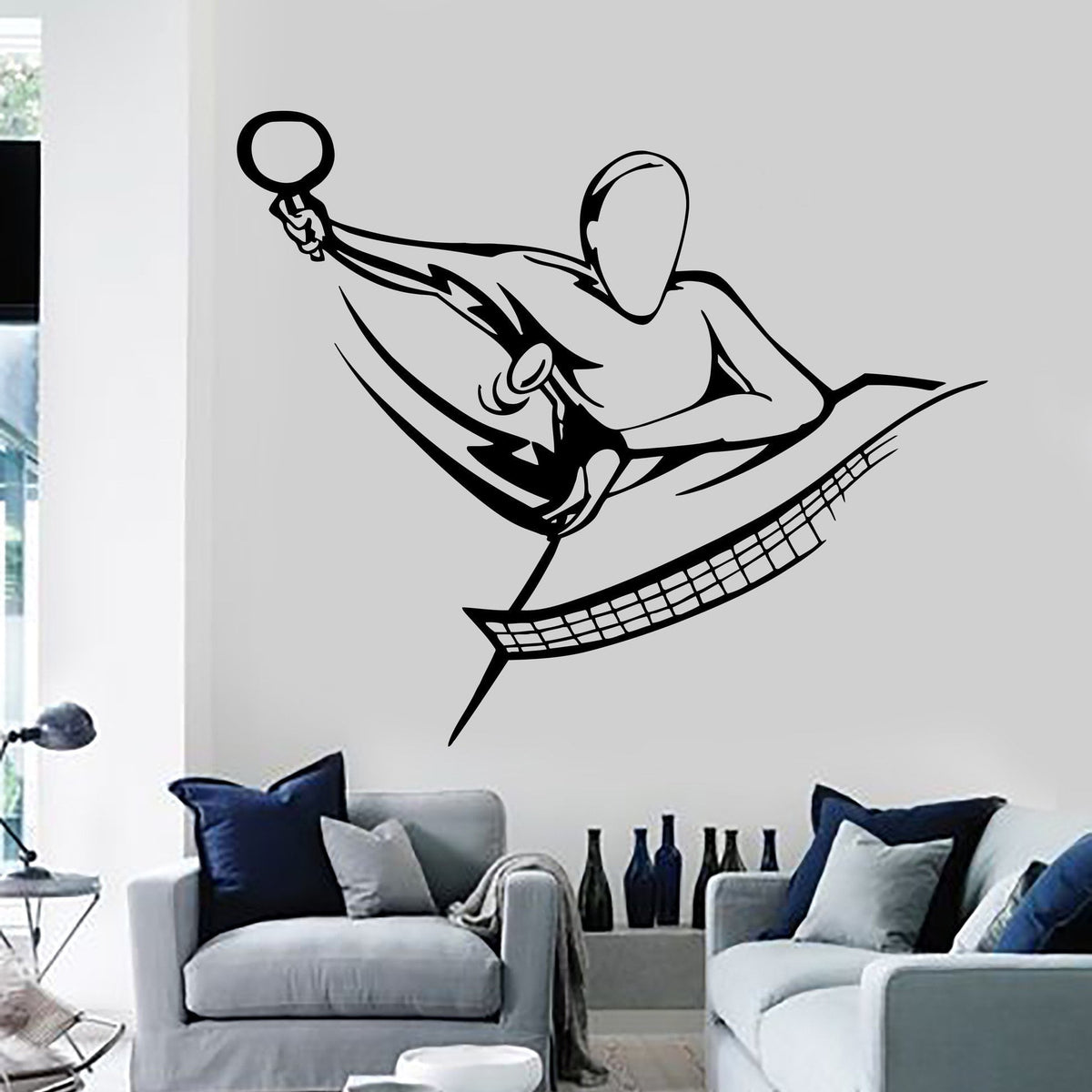 Ping pong wall decor - TenStickers