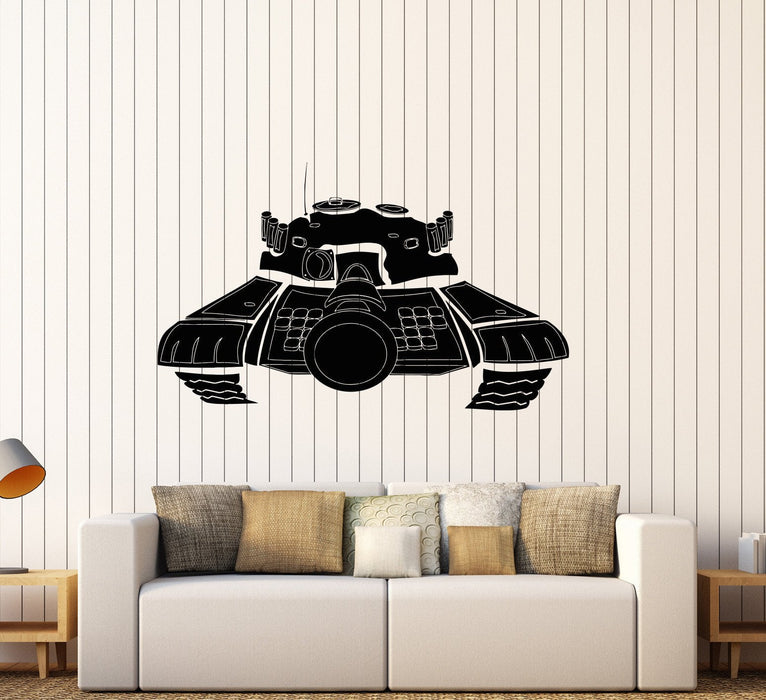 Vinyl Wall Decal Tank War Military Decor Boys Children's Room Stickers Unique Gift (059ig)
