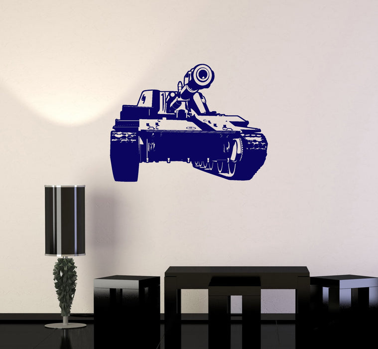 Vinyl Decal Tank Military War Boys Room Decor Wall Stickers Unique Gift (ig2723)