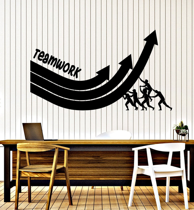 Vinyl Wall Decal Teamwork Motivation Word Office Decoration Stickers (2952ig)