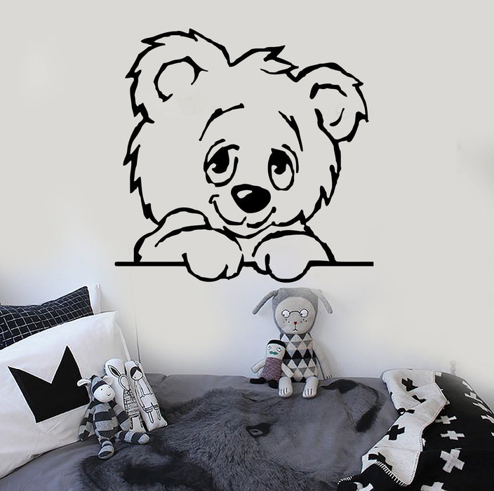 Wall Stickers Vinyl Decal Cute Animal Teddy Bear for Kids Room Nursery Unique Gift (ig1097)
