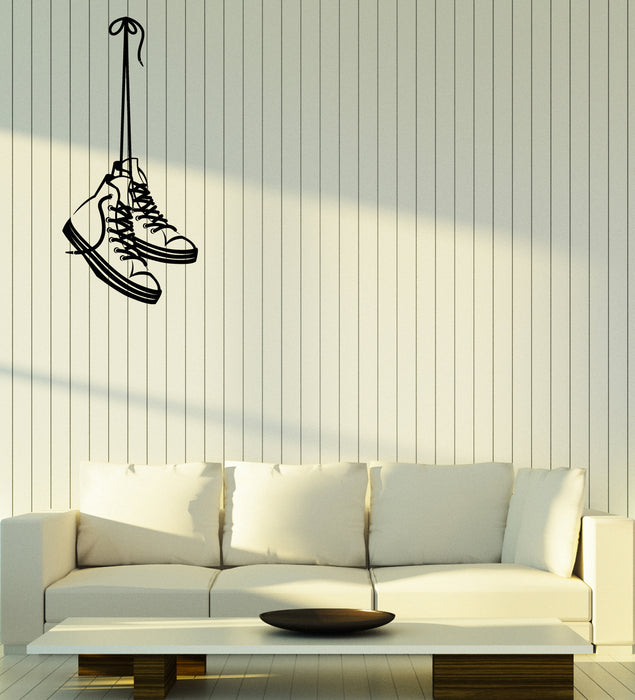 Vinyl Wall Decal Sneakers Shoes Teen Room Decoration Stickers (3984ig)