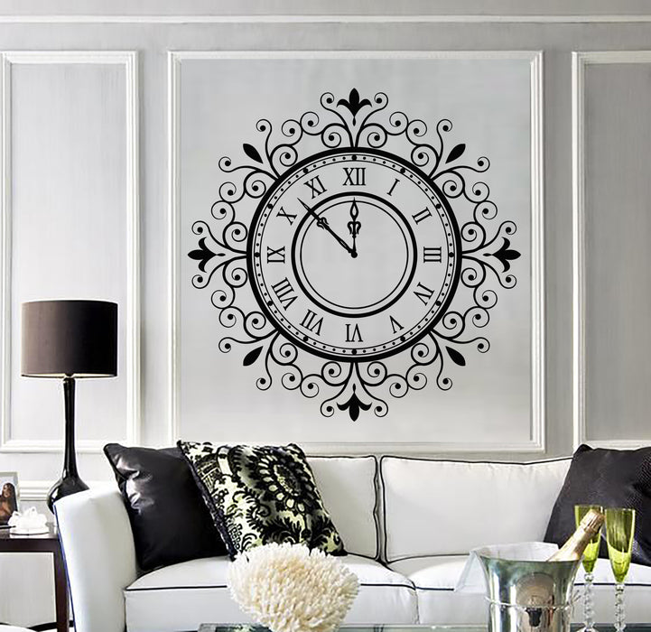 Vinyl Wall Decal Mechanical Wall Clocks Time Home Decor Stickers Unique Gift (1275ig)