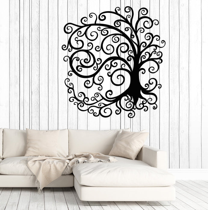 Vinyl Wall Decal Fairy Tale Magic Tree Nature Nursery Stickers Unique Gift (1553ig)