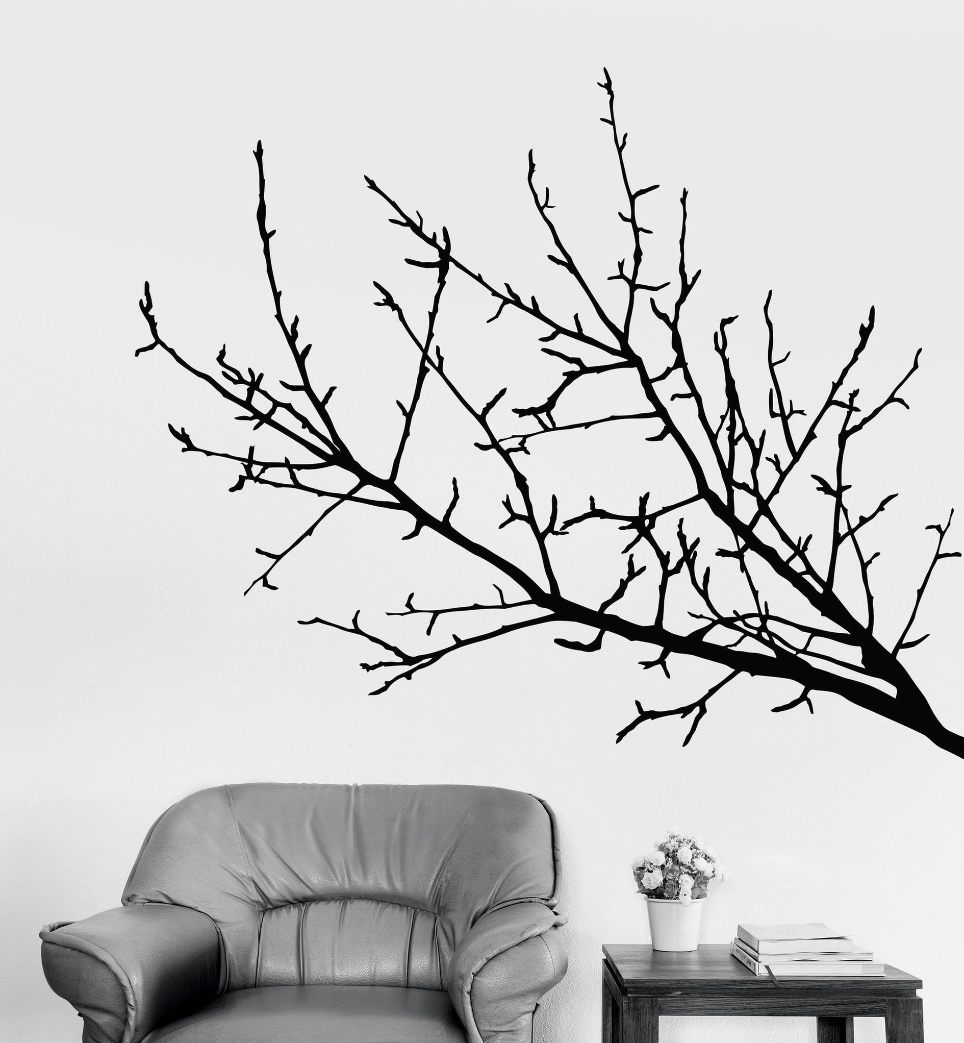 Vinyl Wall Decal Tree Branch Nature Art Decor Rooms Design Stickers Un