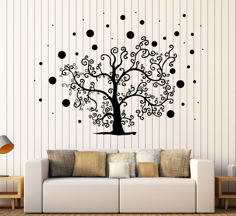 Vinyl Wall Decal Tree Branch Living Room Stickers Mural Unique Gift (ig4479)