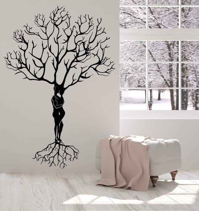Vinyl Wall Decal Family Tree Of Love Romance Man Woman Stickers Unique Gift (1341ig)