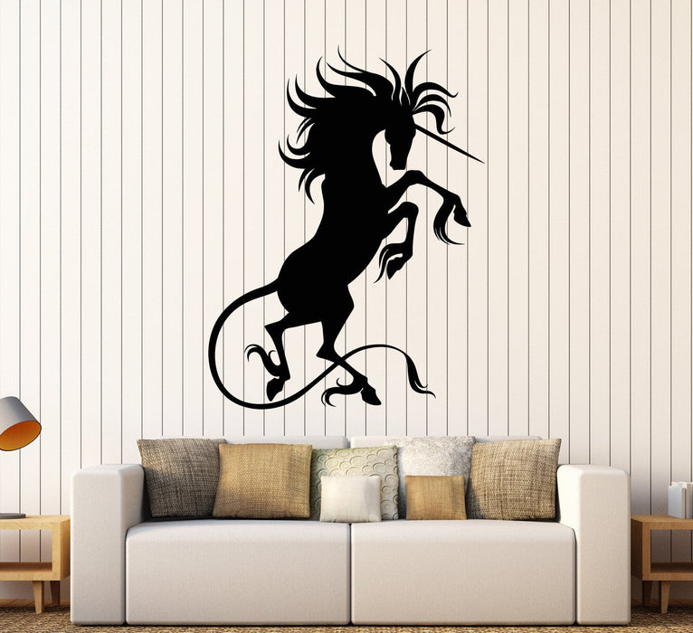 Vinyl Wall Decal Unicorn Fantasy Fantastic Beast Fairy Tale Stickers Unique Gift (997ig)