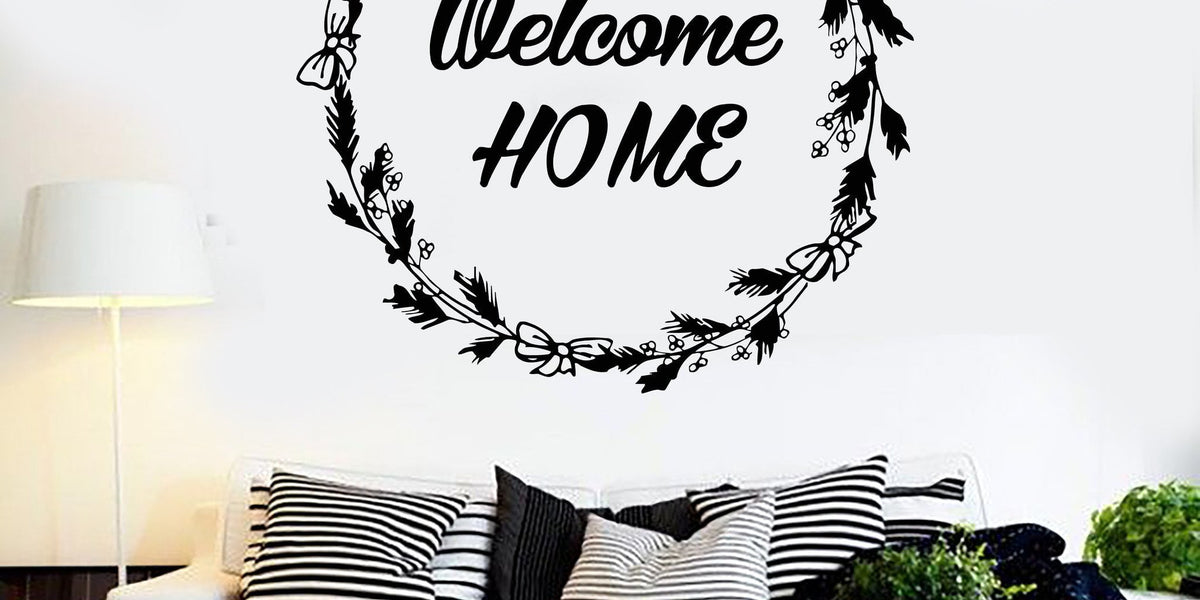 Vinyl Wall Decal Home Quote House Interior Stickers Unique Gif