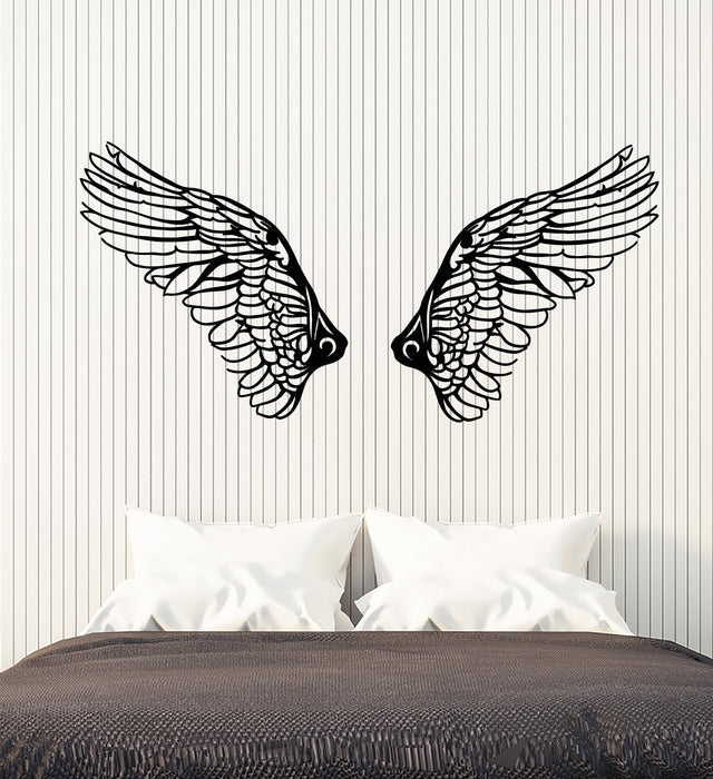 Angel Wings Love and Romance Design Vinyl Wall Decal Room Decoration Sticker (2415ig)