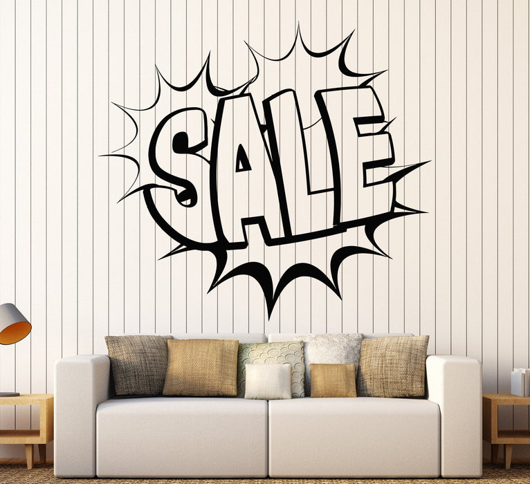 Vinyl Wall Decal Word Sale Shopping Store Advertising Shop Stickers Unique Gift (1103ig)