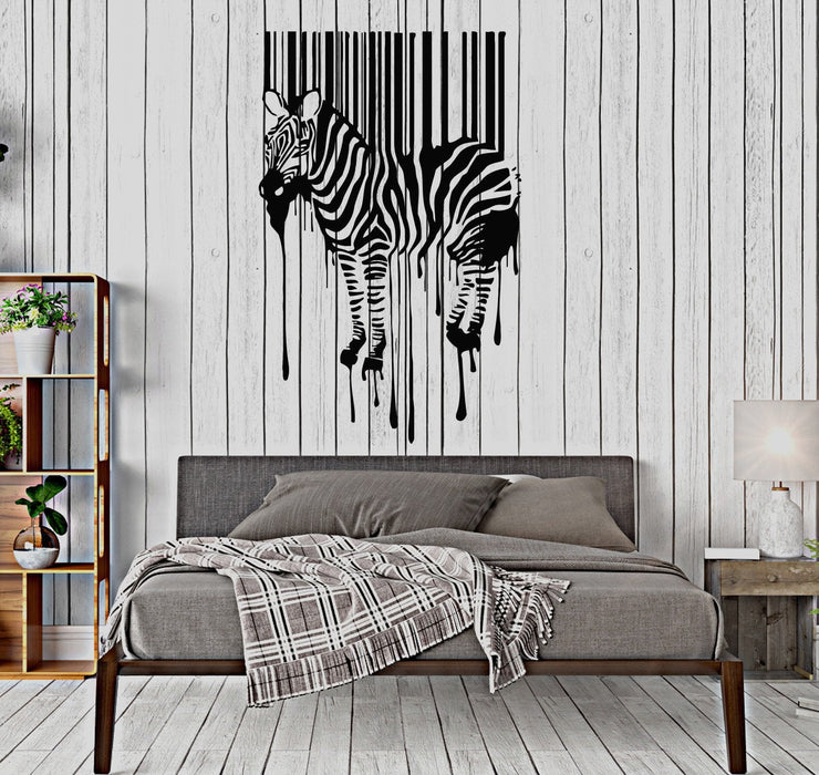 Vinyl Wall Decal Zebra Animal Modern Room Decor Art Stickers Mural Unique Gift (067ig)