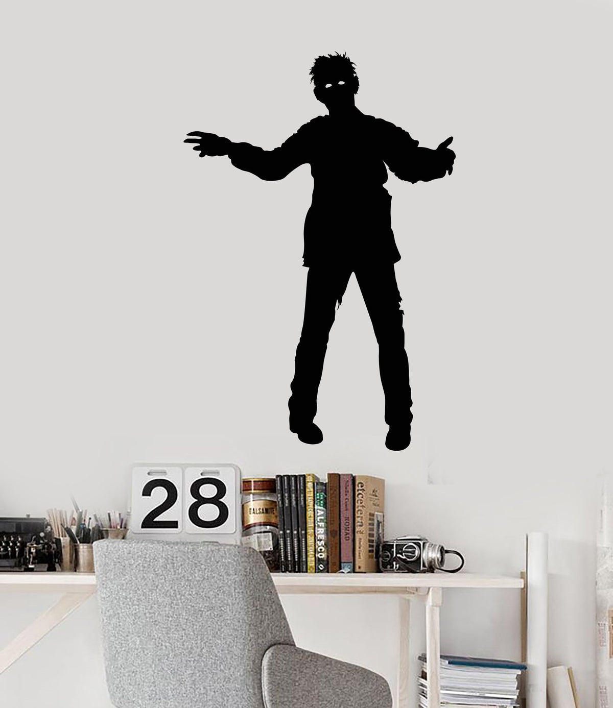 Vinyl Wall Decal Zombie Man Monster Movie Horror Stickers (2500ig ...