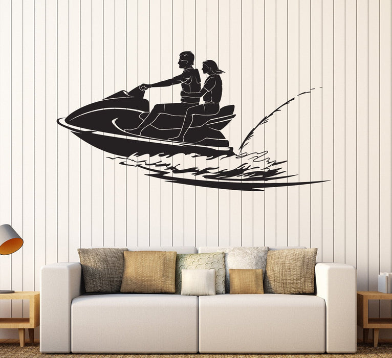 Vinyl Wall Decal Jet Ski Aquabike Water Sports Stickers Mural Unique Gift (ig4171)