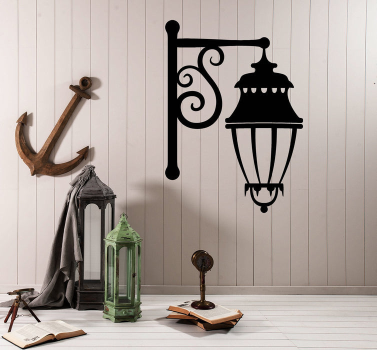 Autocollant mural en vinyle pour lampadaire, décoration d'intérieur, chambre, cadeau unique (ig4145)