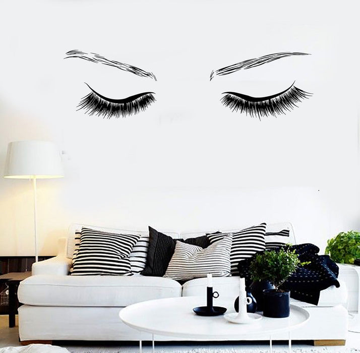 Vinyl Wall Decal Beauty Sexy Eyes Spa Salon Girl Room Stickers Unique Gift (ig4540)