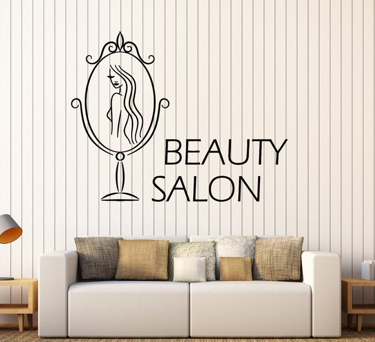 Vinyl Wall Decal Beauty Salon Spa Fashion Woman Stickers Unique Gift (ig3993)