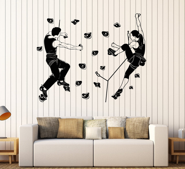 Vinyl Wall Decal Climbing Club Climbers Extreme Sports Stickers Unique Gift (ig4424)