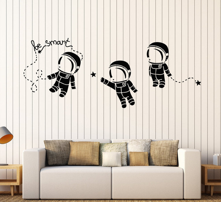 Vinyl Wall Decal Cosmonaut Spaceman Nursery Kids Room Stickers Unique Gift (ig4317)