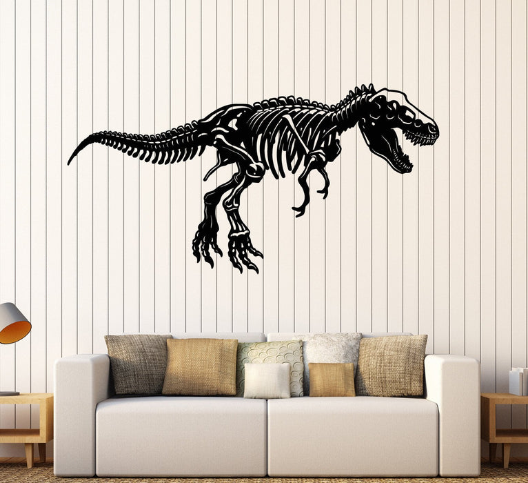 Vinyl Wall Decal Dinosaur Skeleton Kids Room Stickers Unique Gift (ig4094)