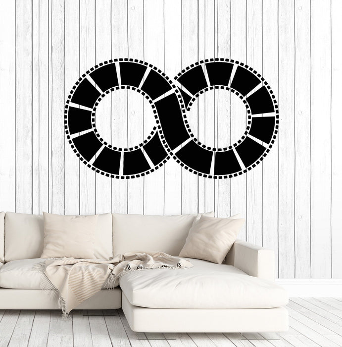 Vinyl Wall Decal Film Strip Movie Lover Infinity Cinema Room Stickers Unique Gift (ig4798)