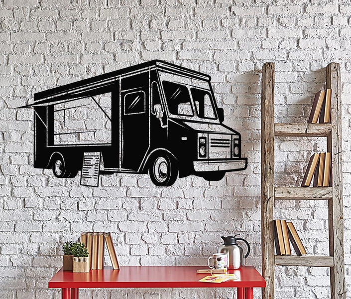 Vinyl Wall Decal Food Truck Cook Car Stickers Mural Unique Gift (ig427