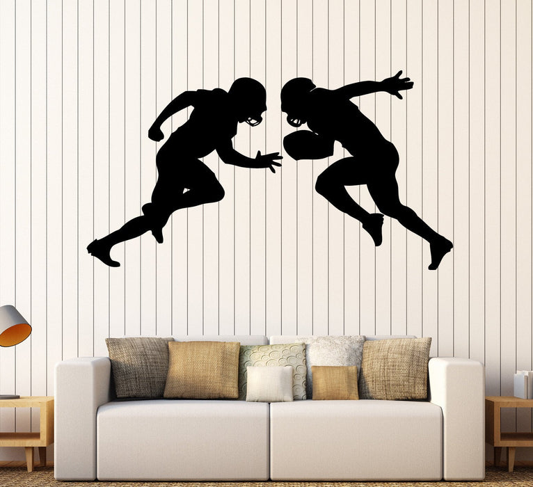 Vinyl Wall Decal Football Players Sports Teen Room Stickers Mural Unique Gift (ig4076)
