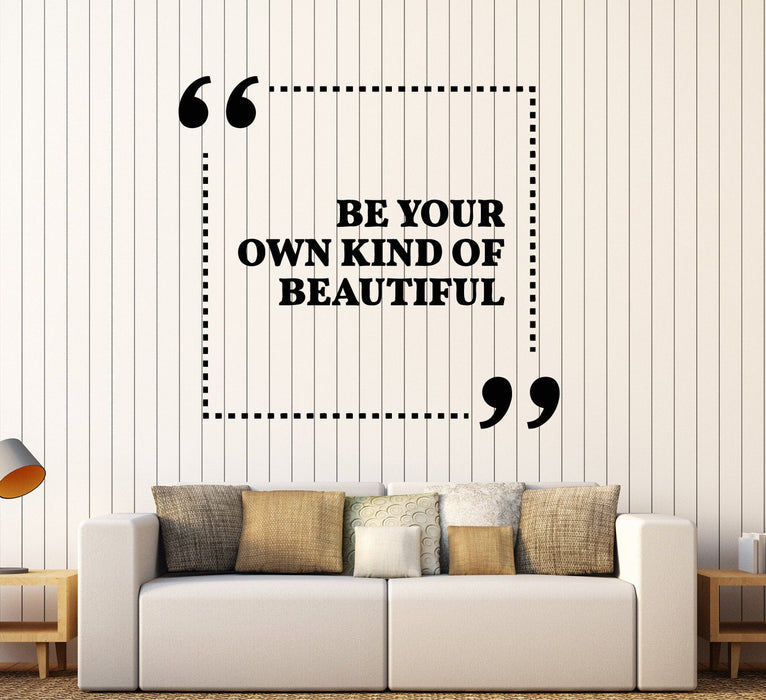 Vinyl Wall Decal Quote Inspiration Girl Room Beauty Salon Stickers Unique Gift (ig3777)