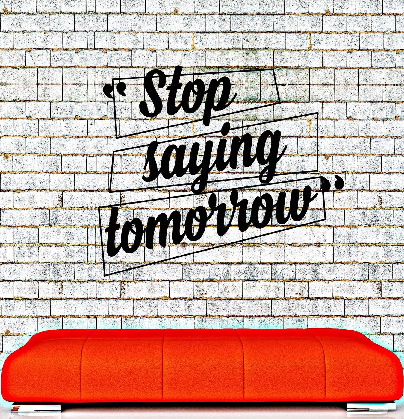 Vinyl Wall Decal Motivation Quotes Office Home Inspiration Stickers Un ...