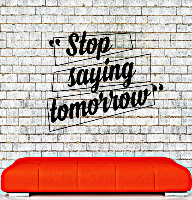 Vinyl Wall Decal Motivation Quotes Office Home Inspiration Stickers Un —  Wallstickers4you