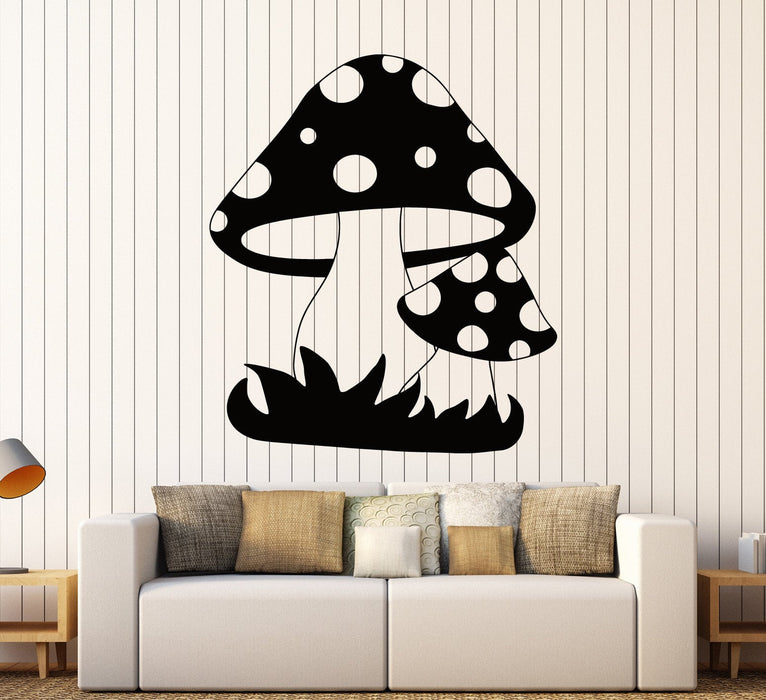 Vinyl Wall Decal Mushrooms Design Children's Room Kids Stickers Unique Gift (ig3809)