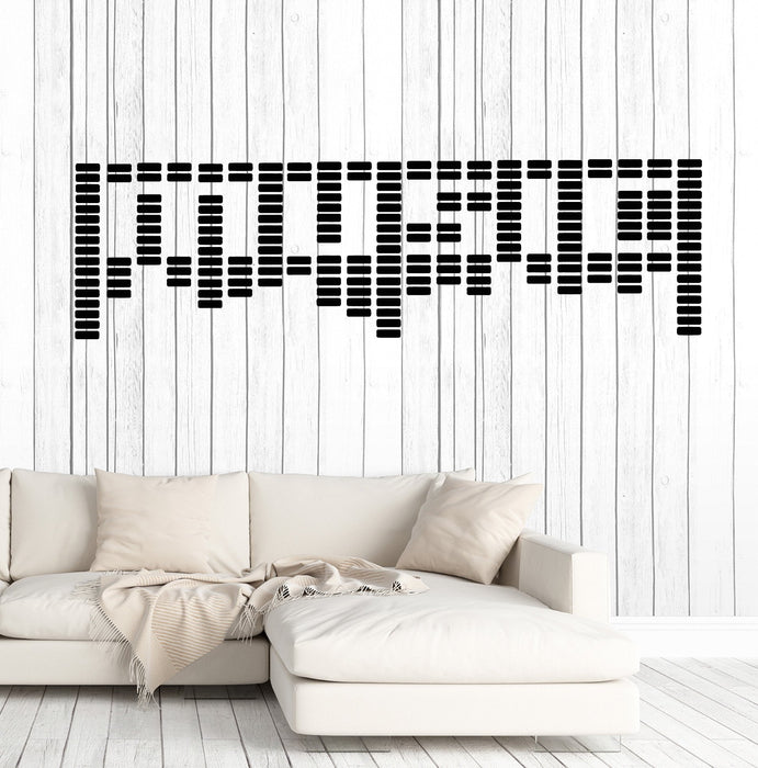 Vinyl Wall Decal Music Art Word Musical Room Decor Stickers Murals Unique Gift (ig4684)