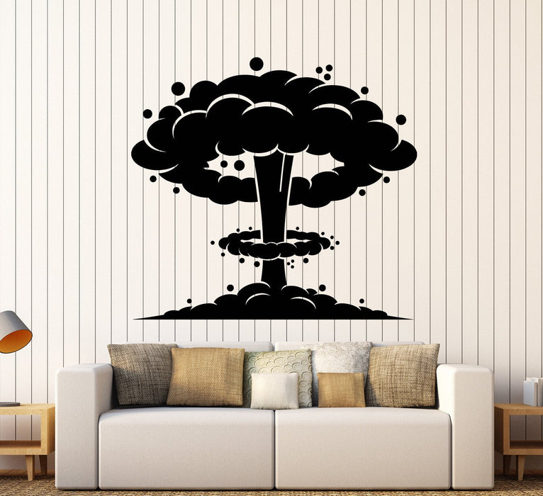 Vinyl Wall Decal Nuclear Explosion Catastrophe Stickers Mural Unique Gift (ig4091)