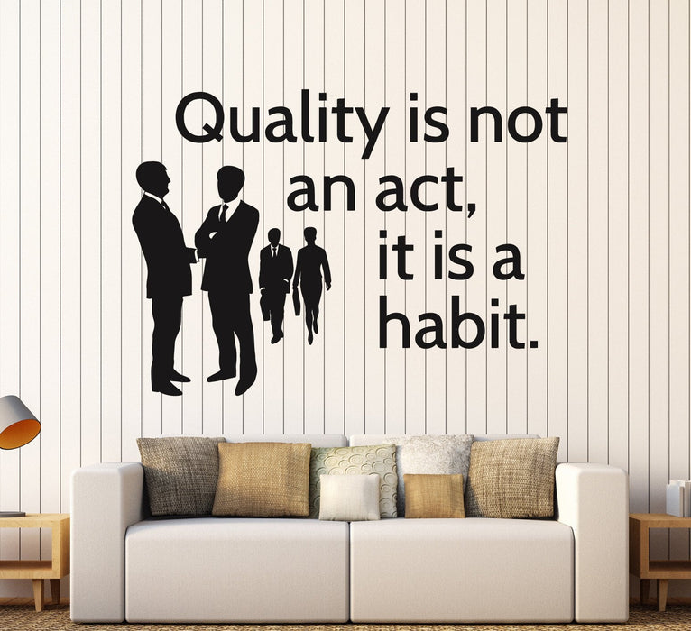 Vinyl Wall Decal Office Quote Inspire Motivation Decor Stickers Mural Unique Gift (ig4611)