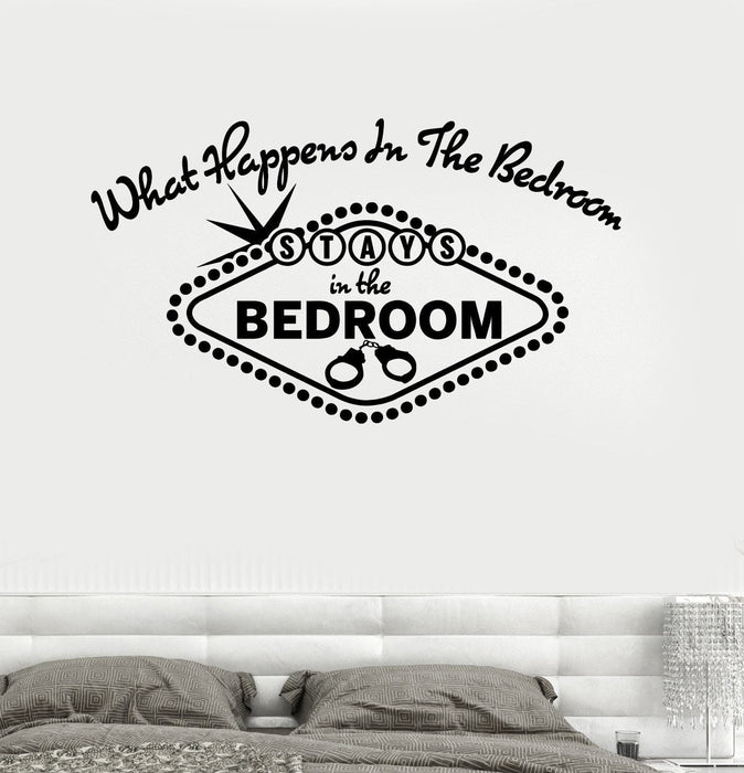 Vinyl Wall Decal Bedroom Adult Quote Decoration Stickers Mural Unique Gift (ig4506)