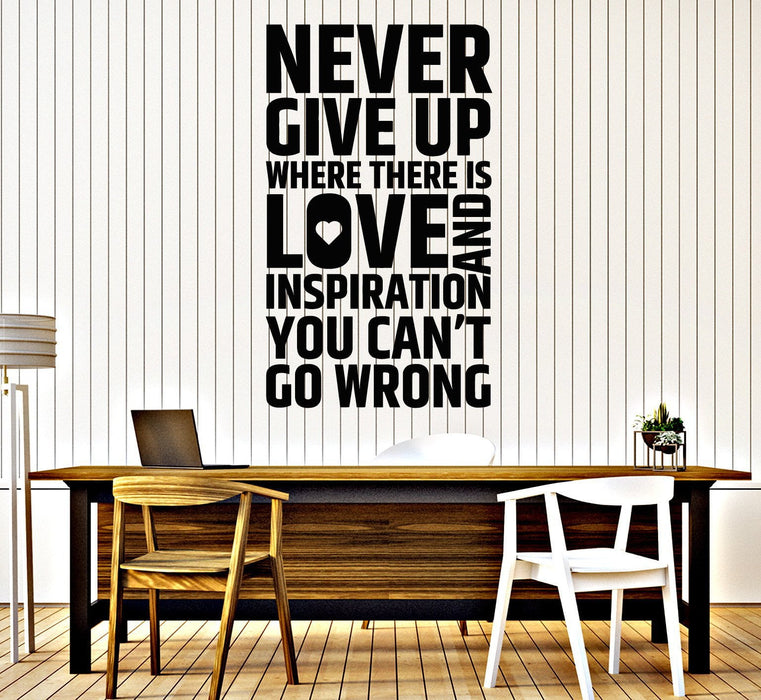 Vinyl Wall Decal Inspirational Quote House Interior Room Decor Stickers Unique Gift (ig4326)