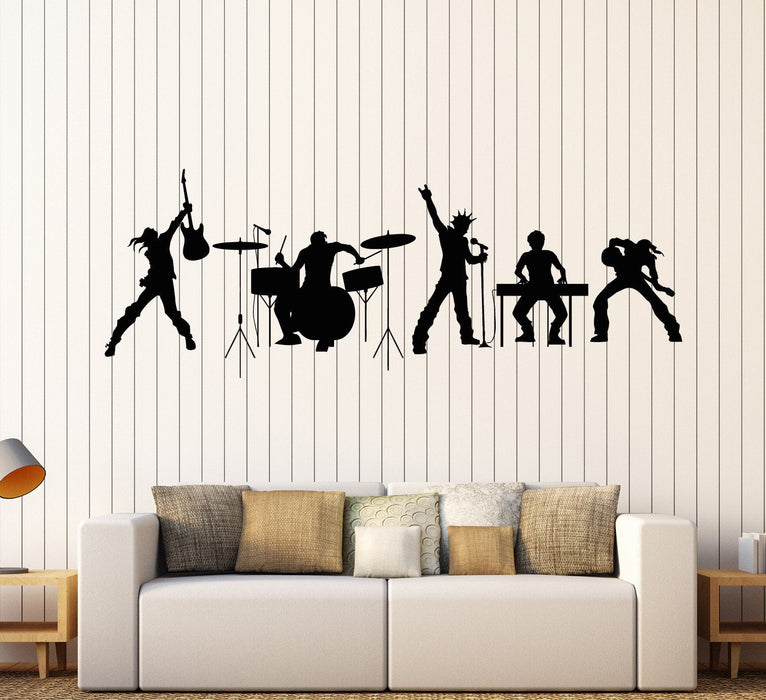Vinyl Wall Decal Rock Band Music Musical Art Teen Room Stickers Unique Gift (ig4608)
