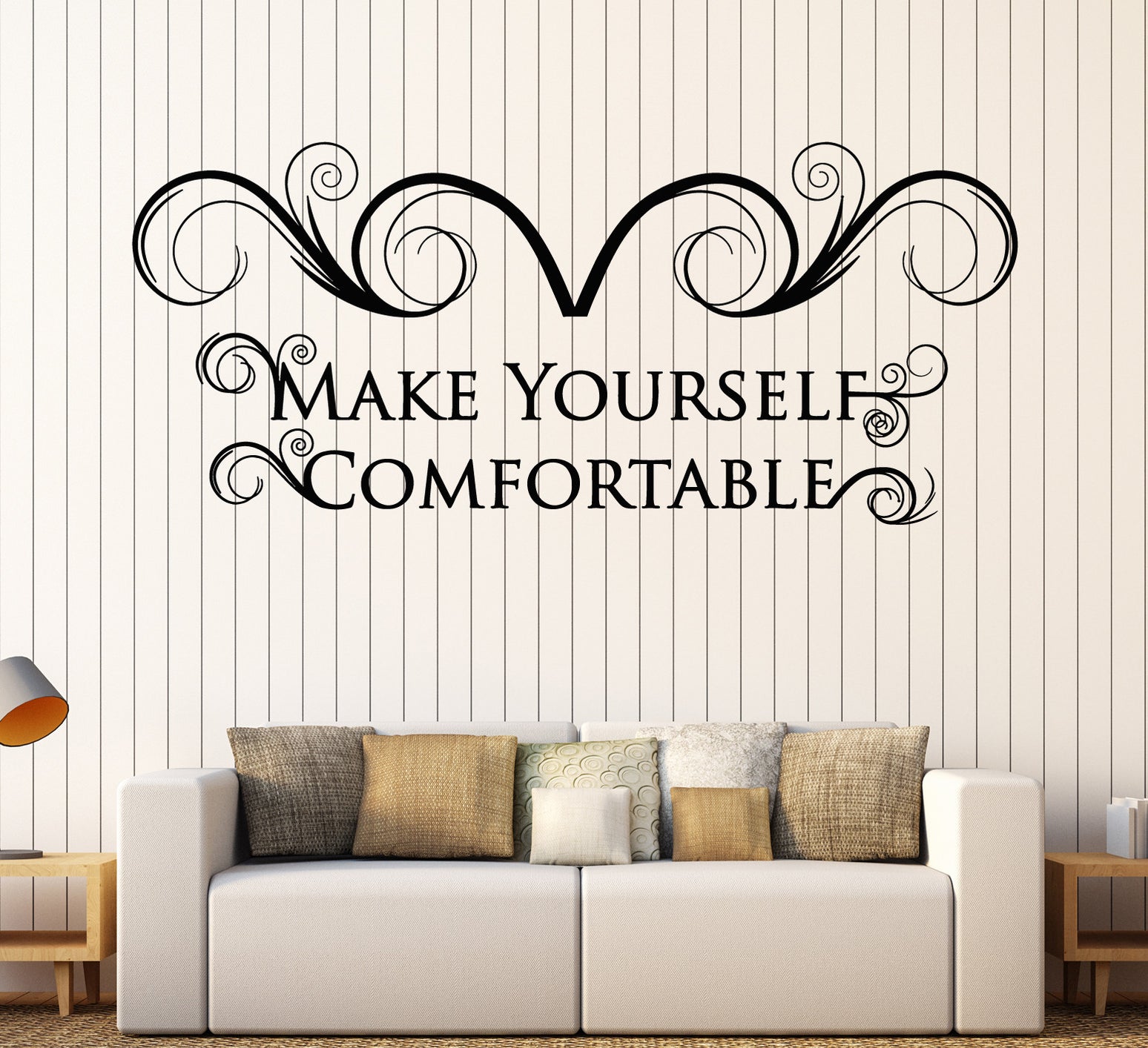 Vinyl Wall Decal Quote House Interior Room Decor Stickers Mural Unique ...