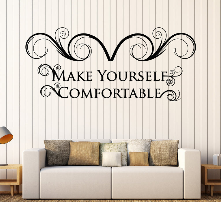 Vinyl Wall Decal Quote House Interior Room Decor Stickers Mural Unique Gift (ig4339)