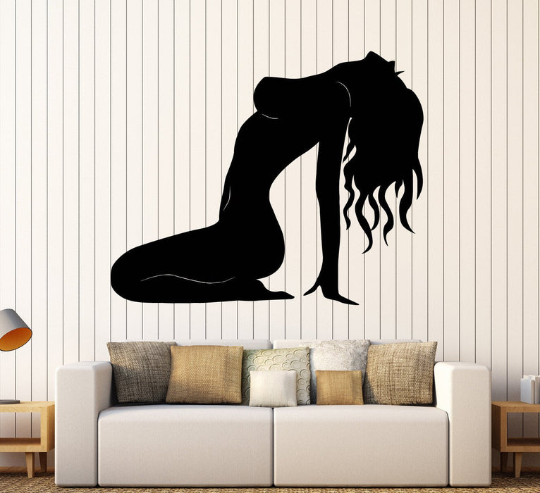 Vinyl Wall Decal Silhouette Hot Sexy Woman Adult Stickers Unique Gift (ig3899)