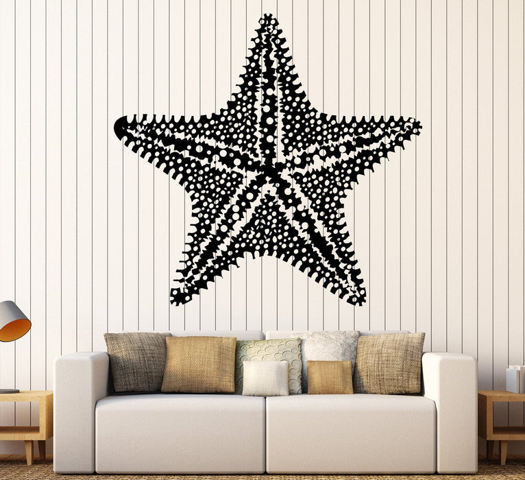 Vinyl Wall Decal Starfish Sea Ocean Marine Animal Stickers Mural Unique Gift (ig4501)